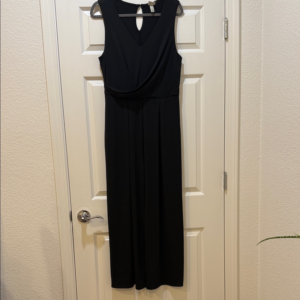 A New Day Black Sleeveless Pantsuit